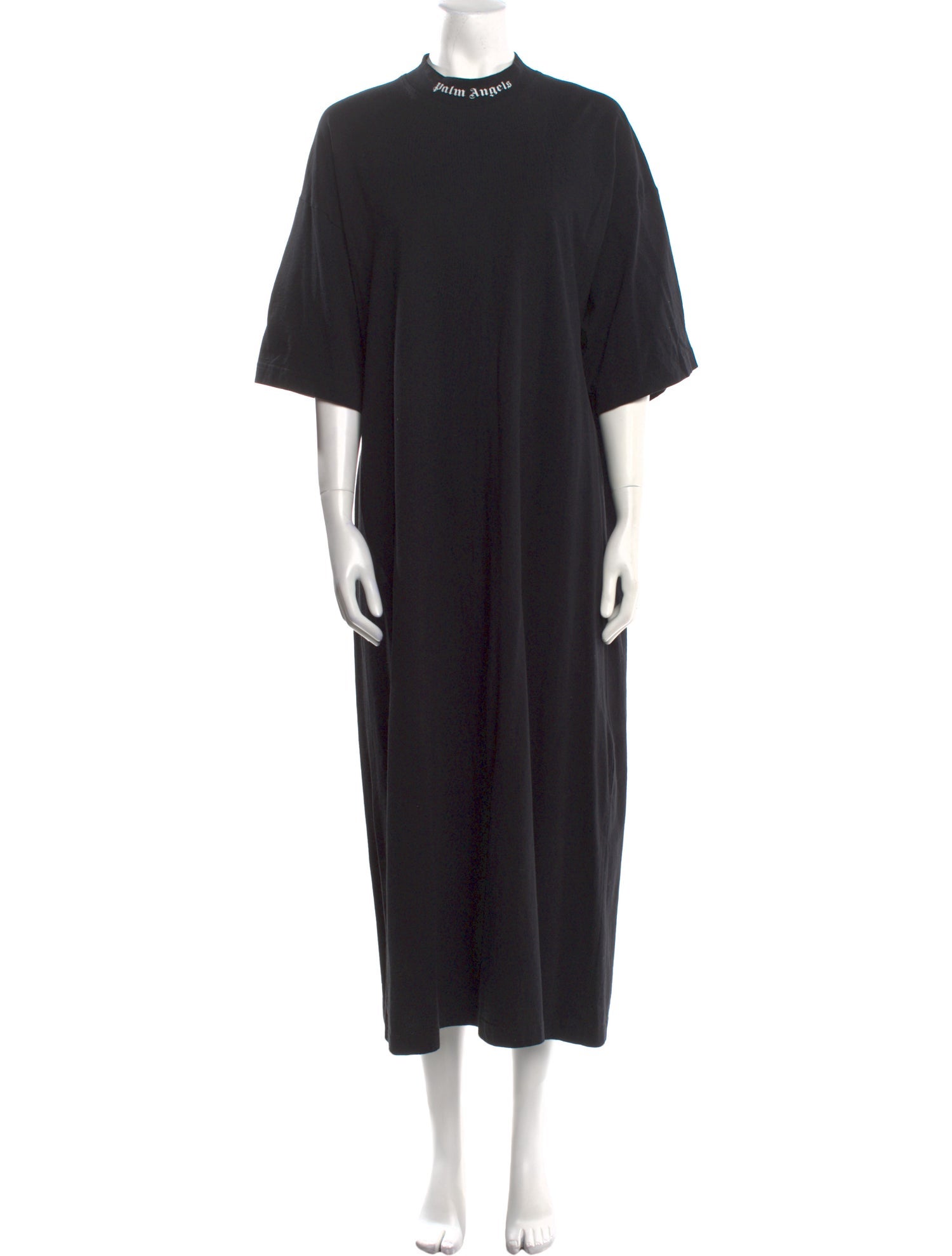 Palm Angels Mock Neck Long Dress