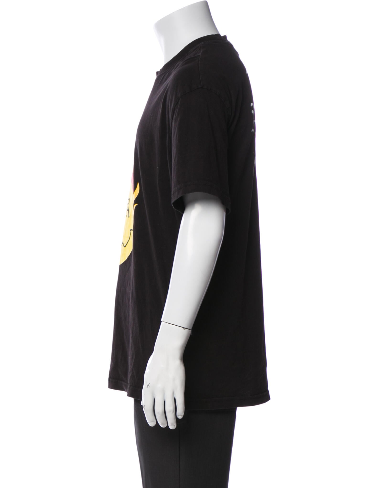 Palm Angels Graphic Print Crew Neck Jersey