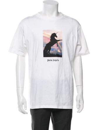 Palm Angels Graphic Print Crew Neck T-Shirt