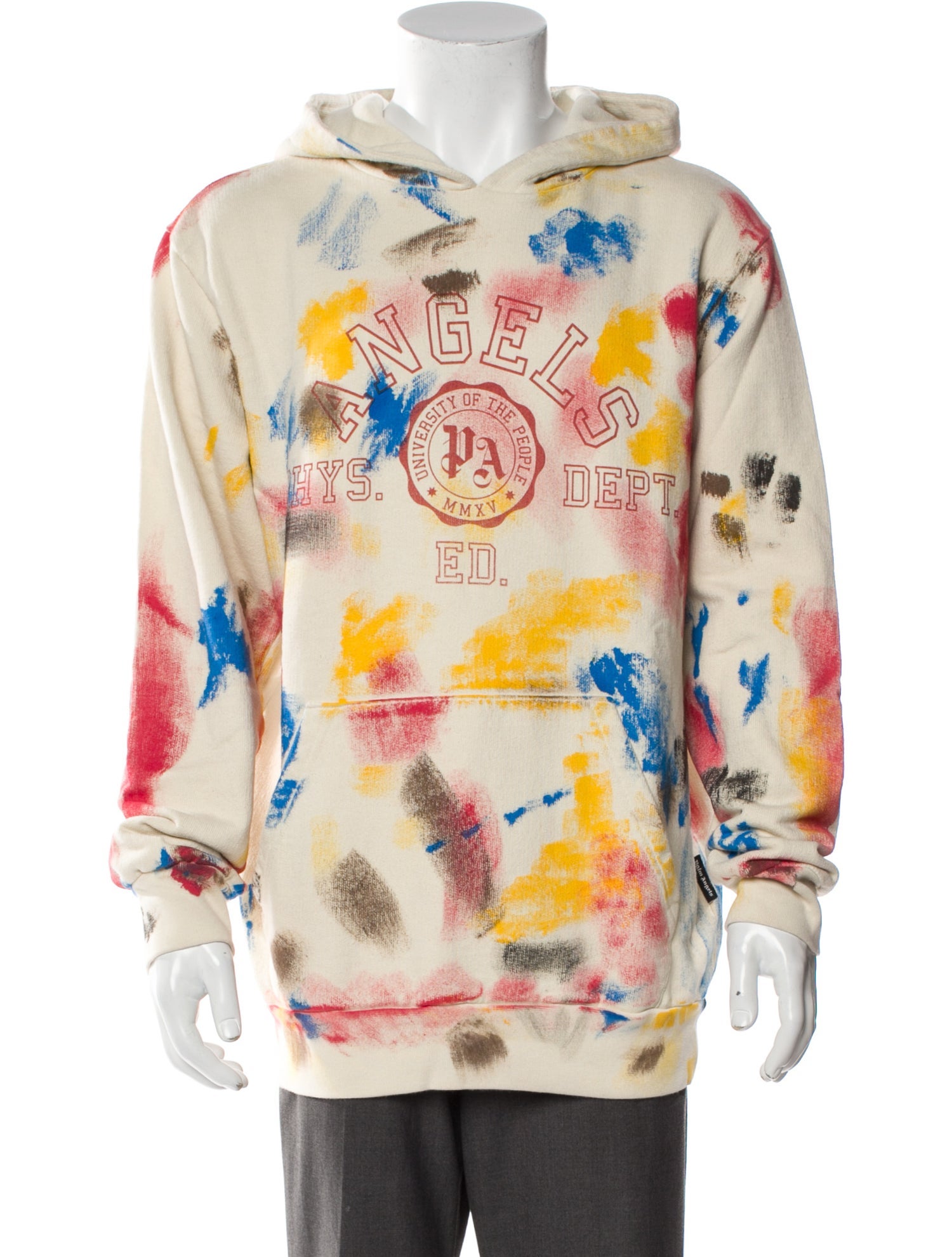 Palm Angels Graphic Print Crew Neck Hoodie