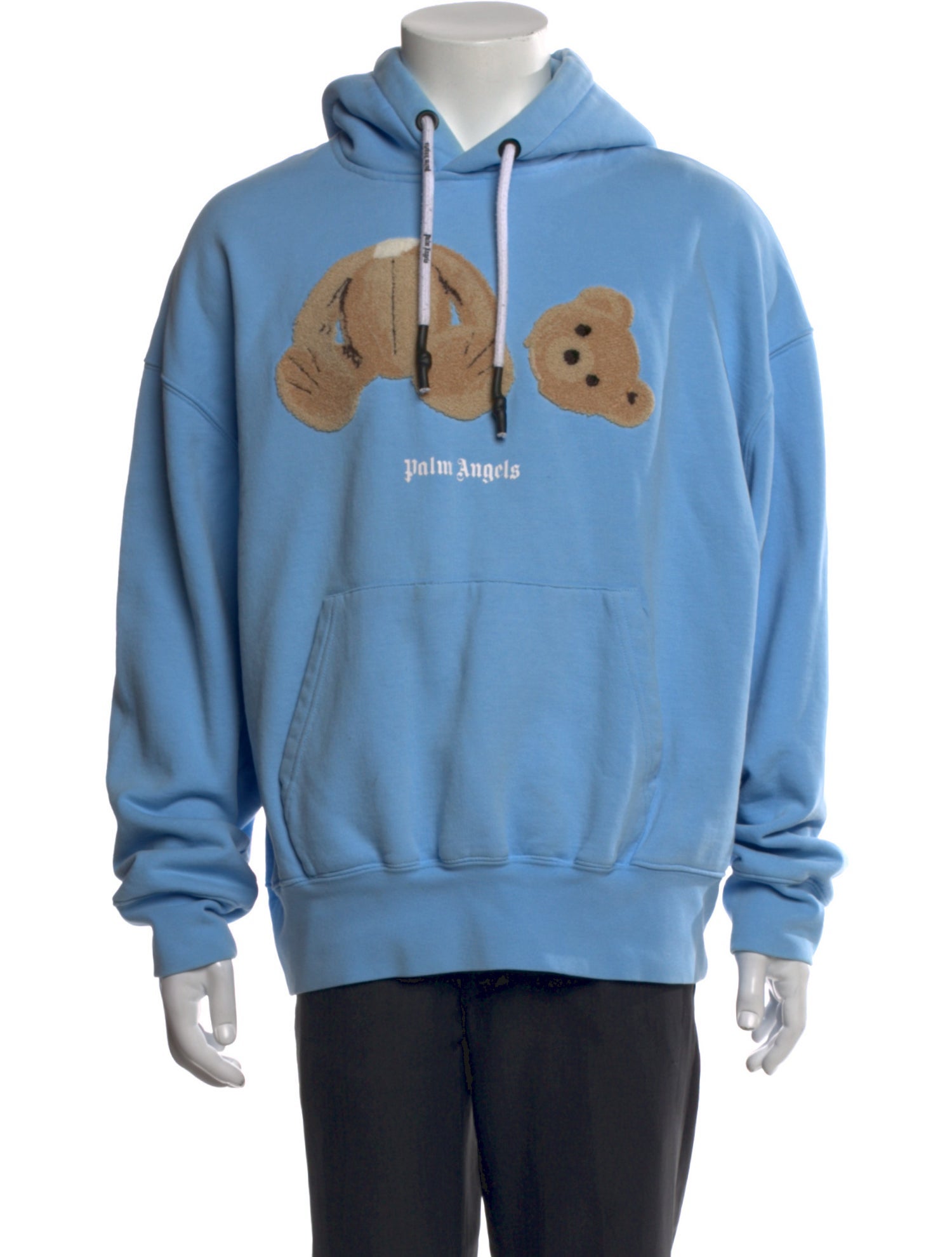 Palm Angels Graphic Print Crew Neck Hoodie