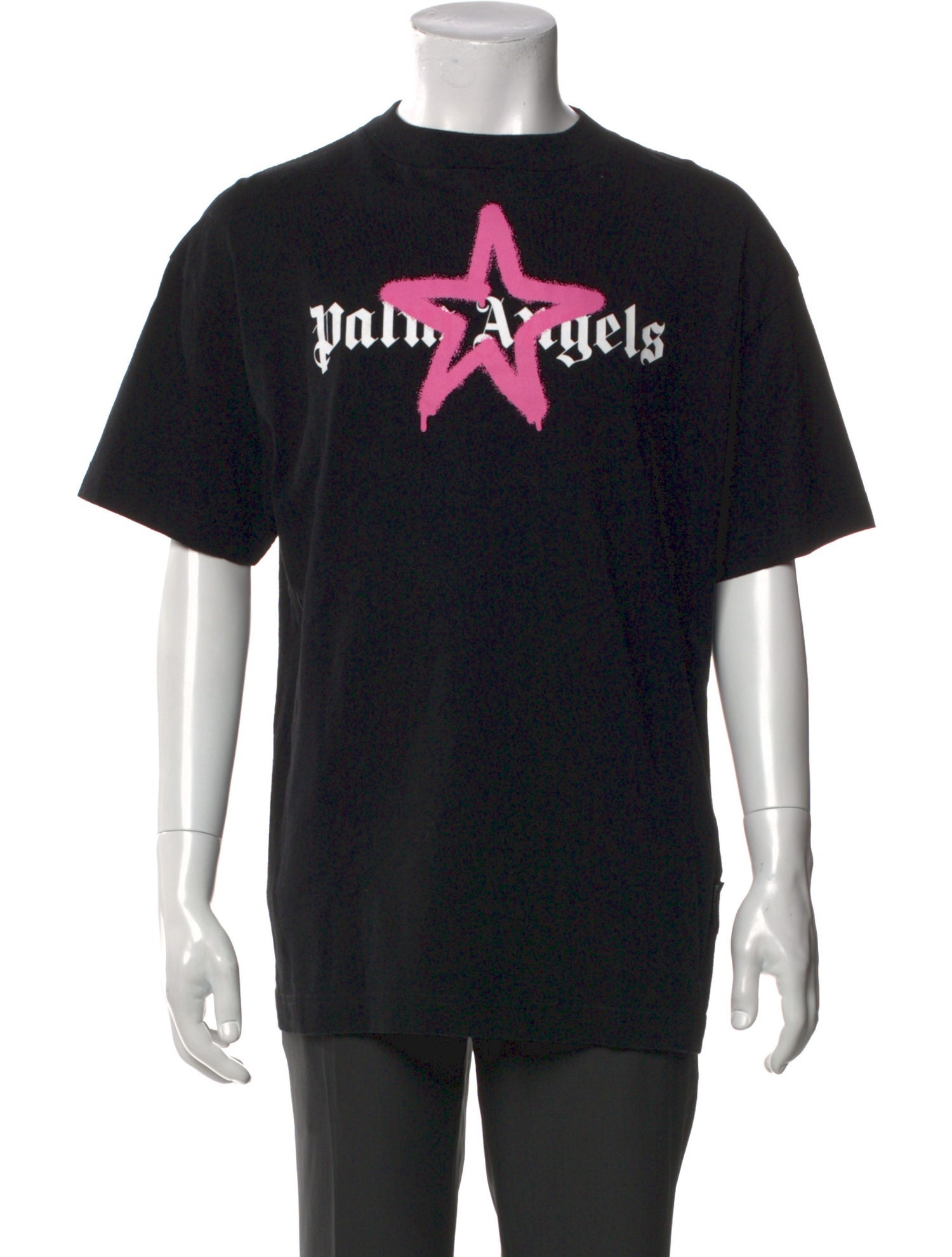 Palm Angels Graphic Print Crew Neck T-Shirt