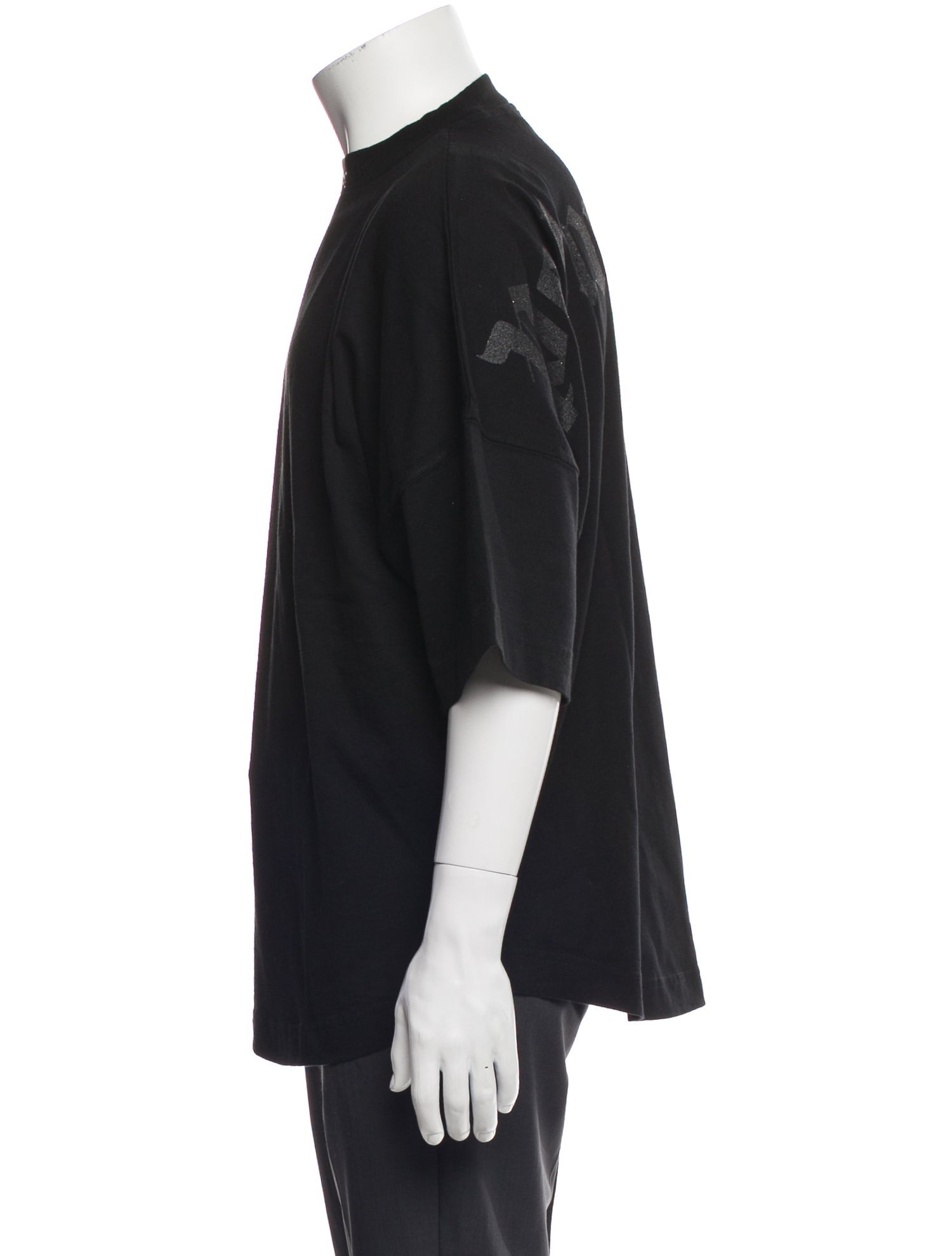 Palm Angels Crew Neck Three-Quarter Sleeve T-Shirt w/ Tags