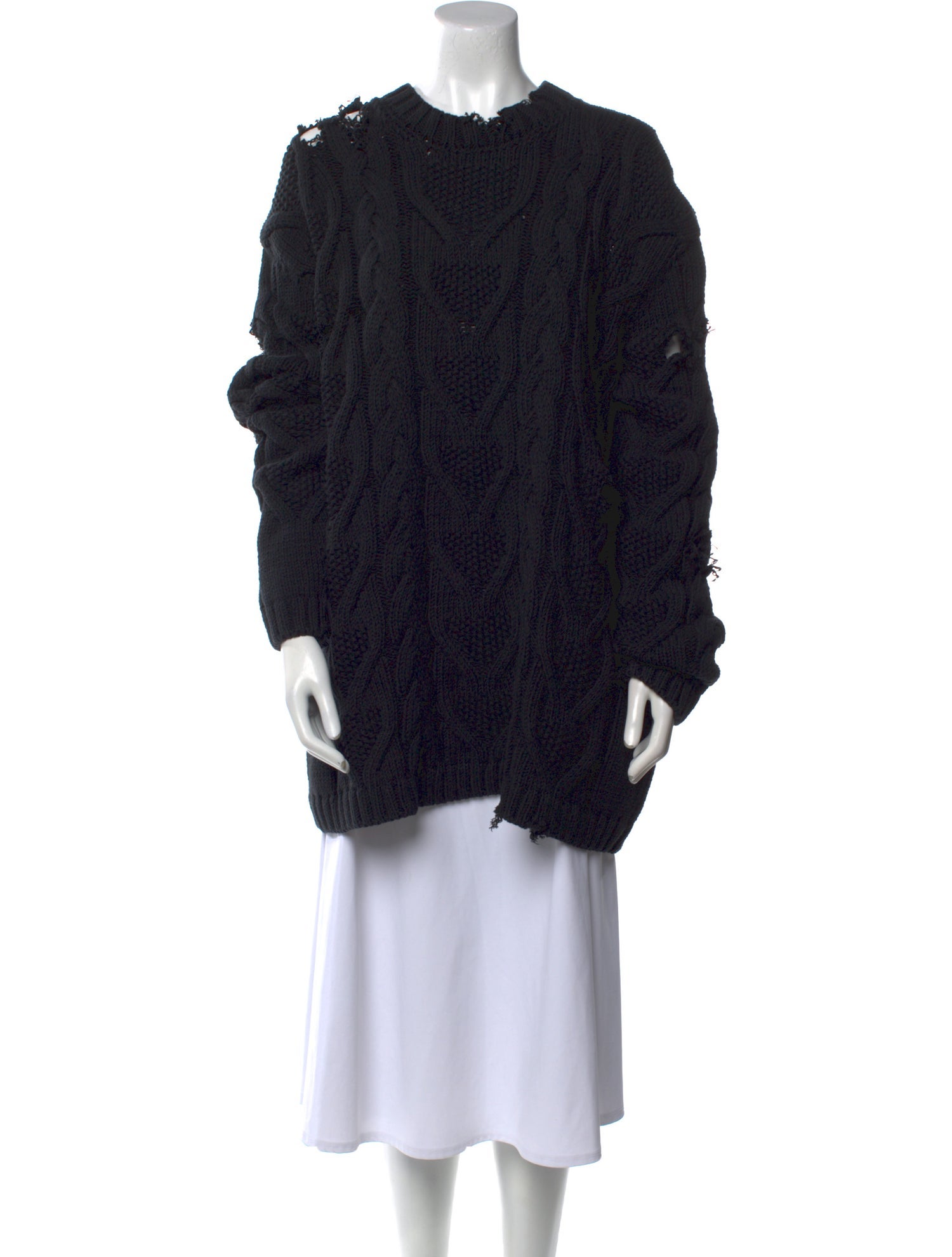 Palm Angels Striped Crew Neck Sweater