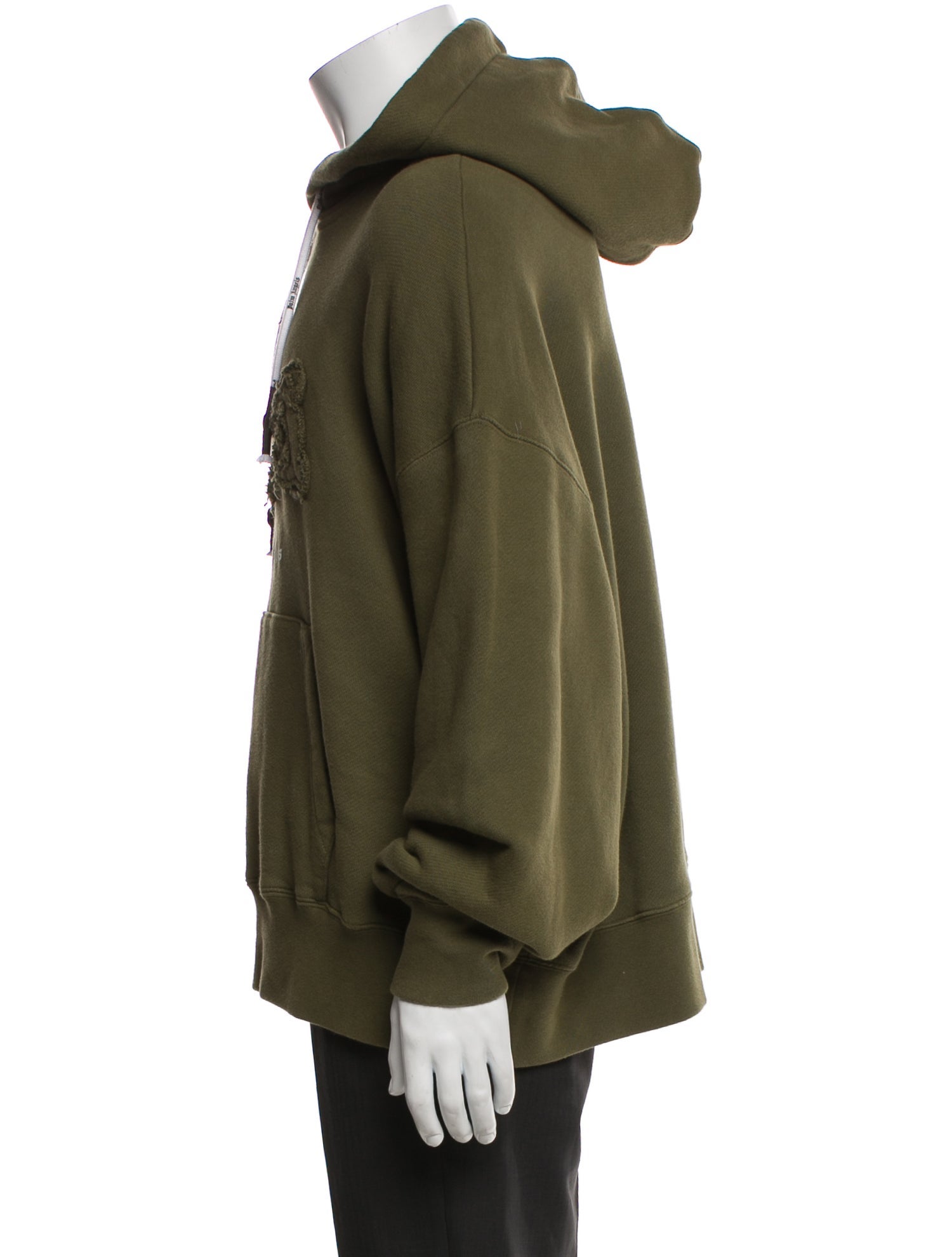 Palm Angels Graphic Print Crew Neck Hoodie