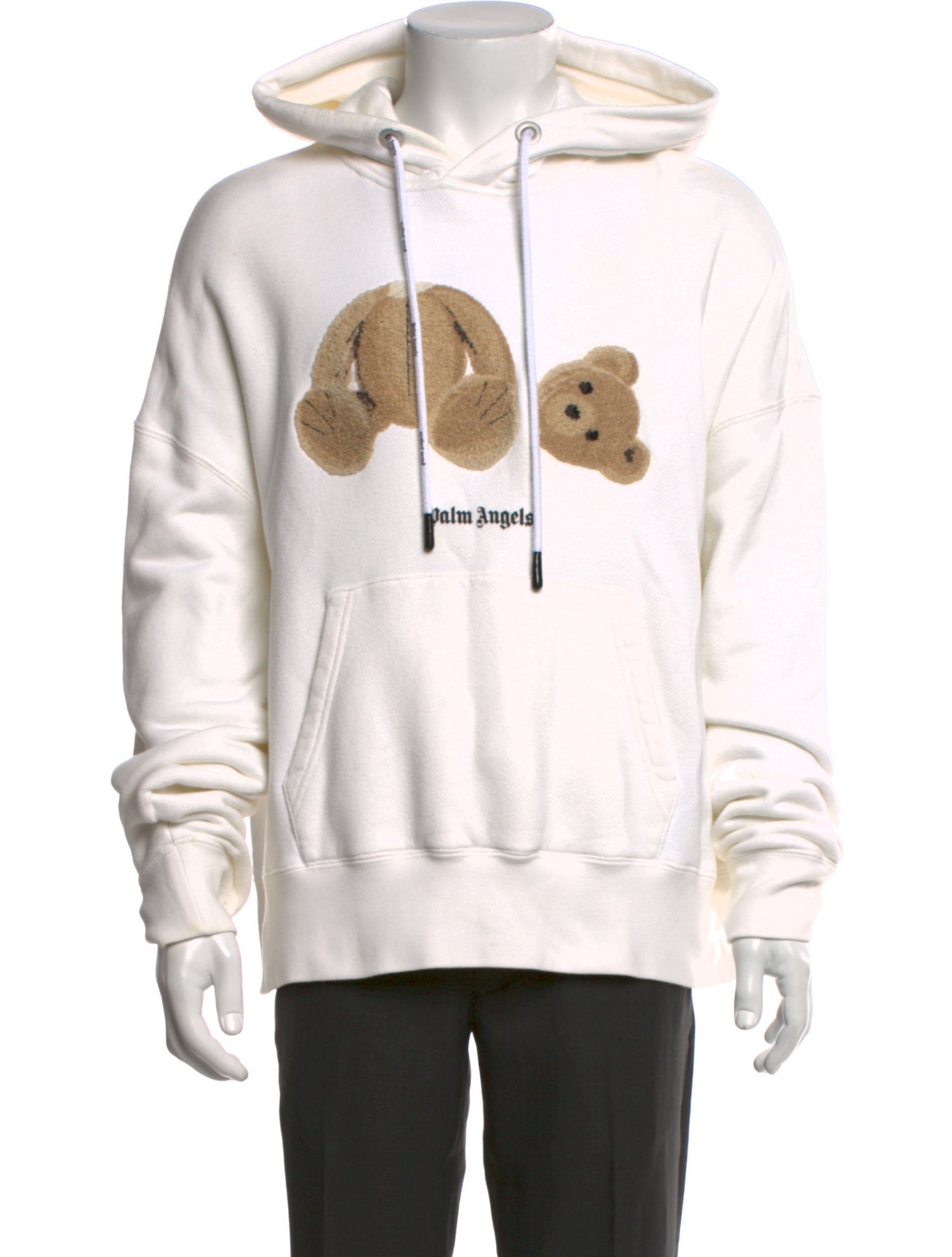 Palm Angels Graphic Print Crew Neck Hoodie
