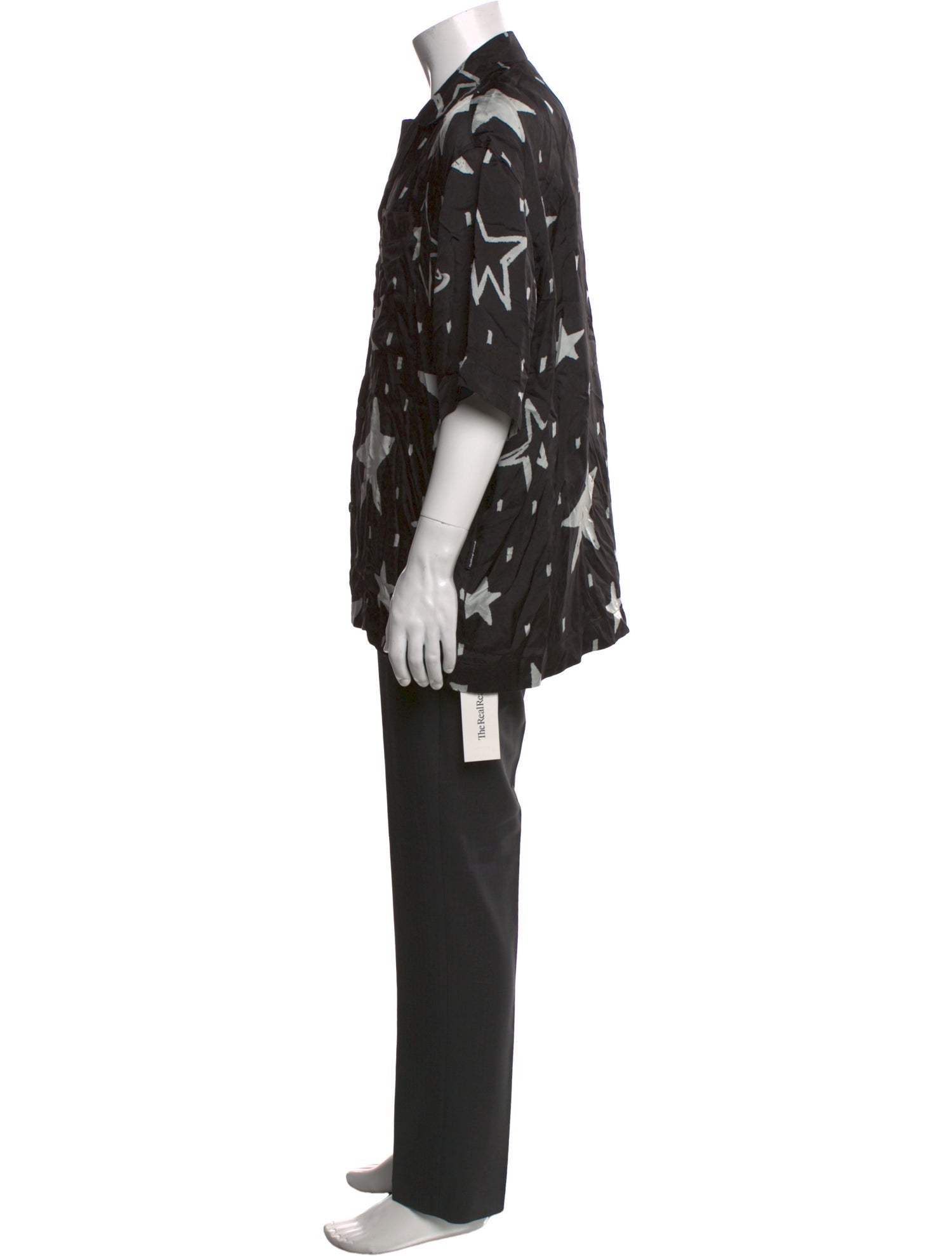 Palm Angels Printed Three-Quarter Sleeve Shirt