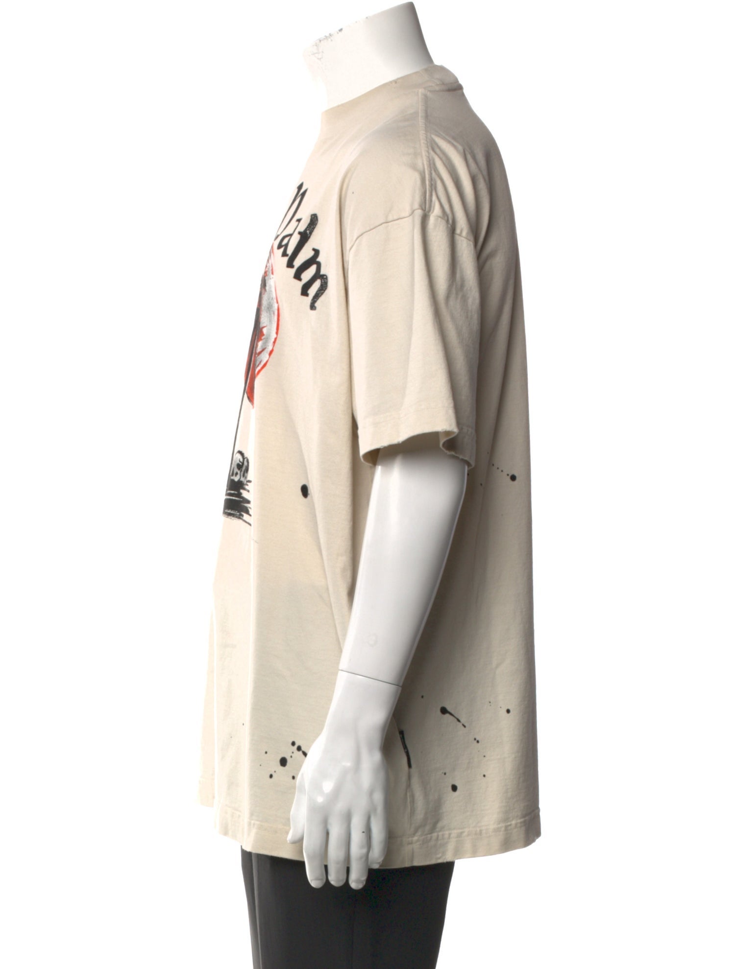 Palm Angels Graphic Print Crew Neck T-Shirt w/ Tags