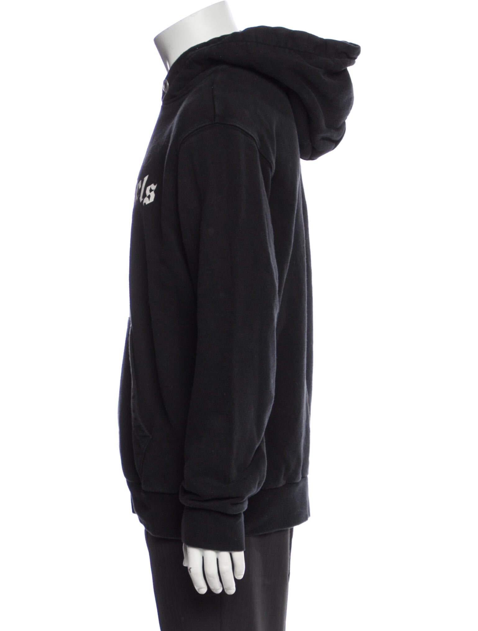 Palm Angels Graphic Print Crew Neck Hoodie