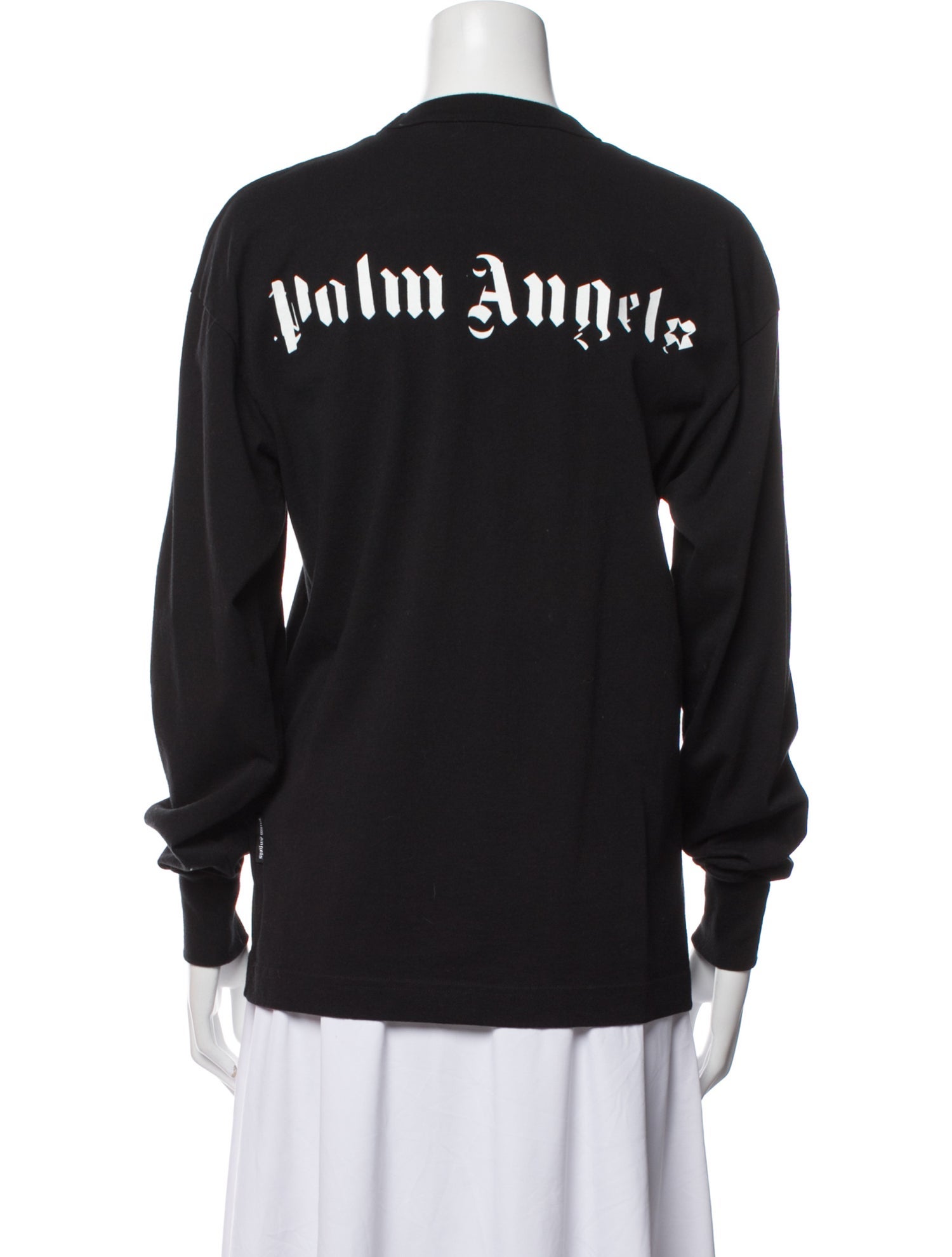 Palm Angels Graphic Print Crew Neck Sweatshirt