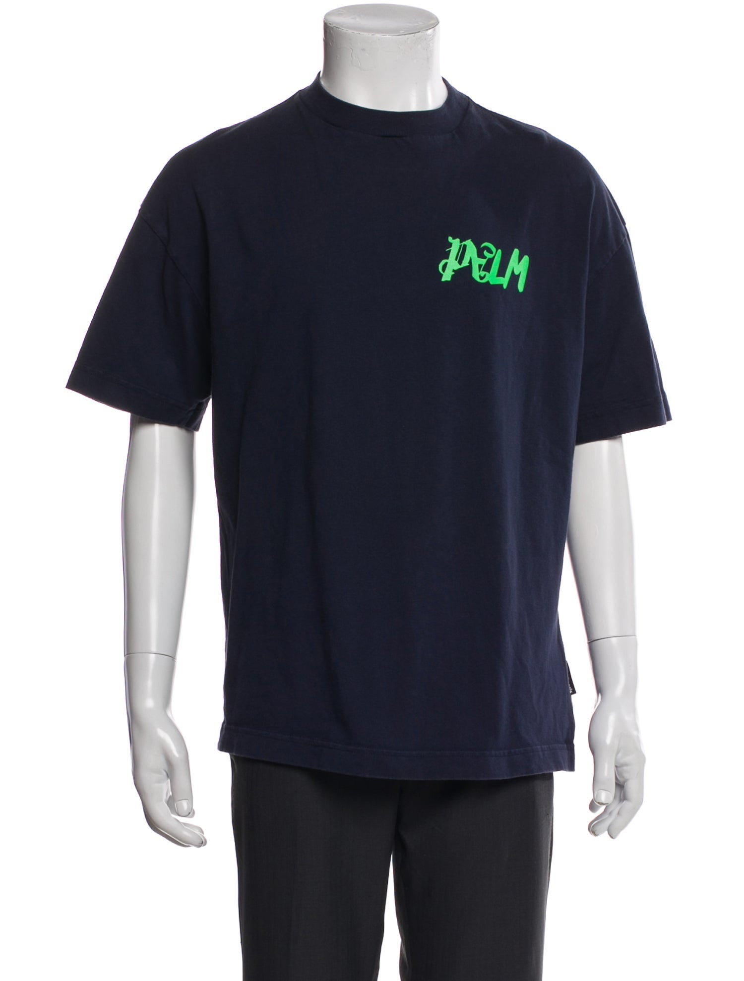 Palm Angels Graphic Print Crew Neck T-Shirt