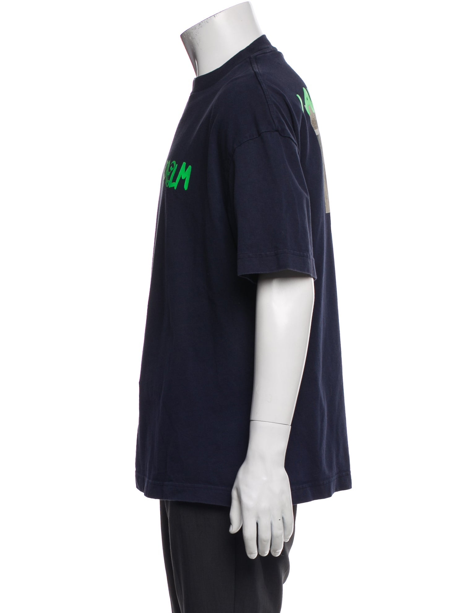 Palm Angels Graphic Print Crew Neck T-Shirt
