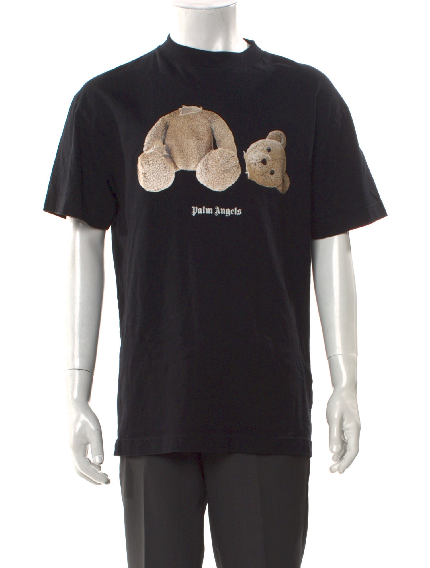Palm Angels Graphic Print Crew Neck T-Shirt