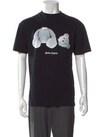 Palm Angels Graphic Print Crew Neck T-Shirt