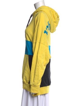 Palm Angels Colorblock Pattern Crew Neck Sweater