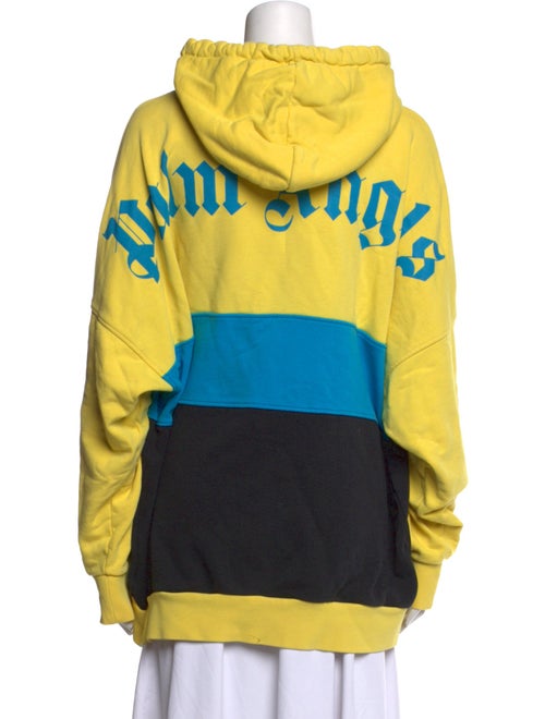 Palm Angels Colorblock Pattern Crew Neck Sweater