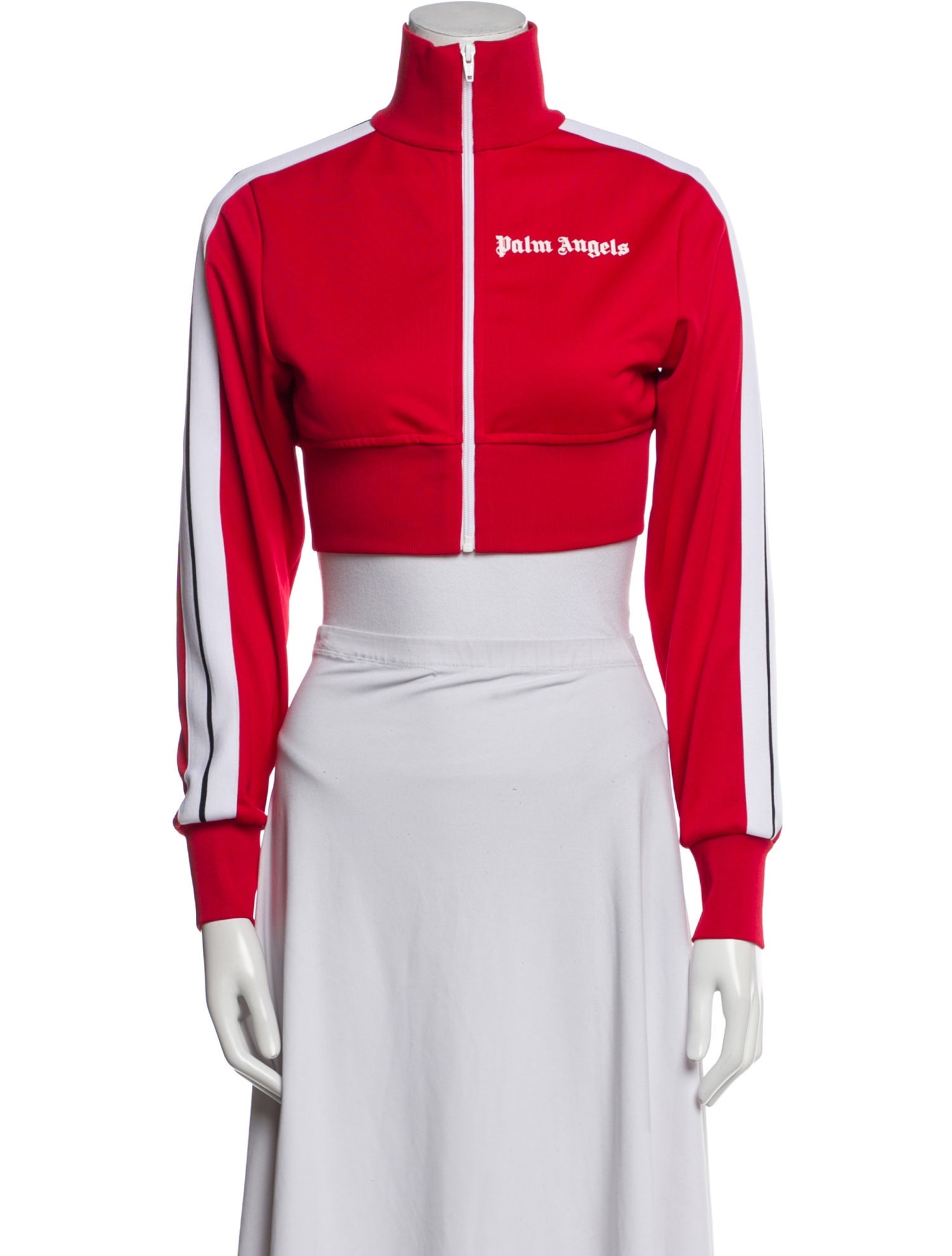 Palm Angels Striped Bomber Jacket