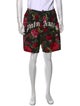 Palm Angels Floral Print Jogger Shorts