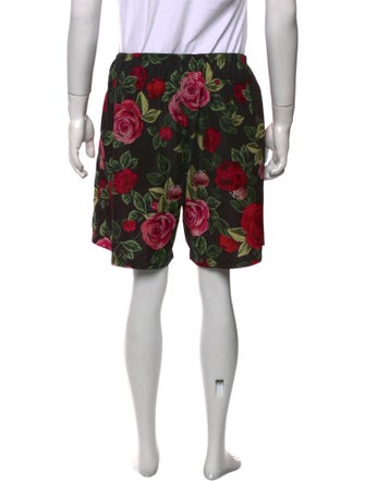 Palm Angels Floral Print Jogger Shorts