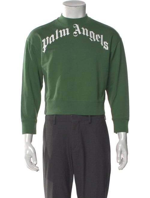 Palm Angels Graphic Print Turtleneck Pullover