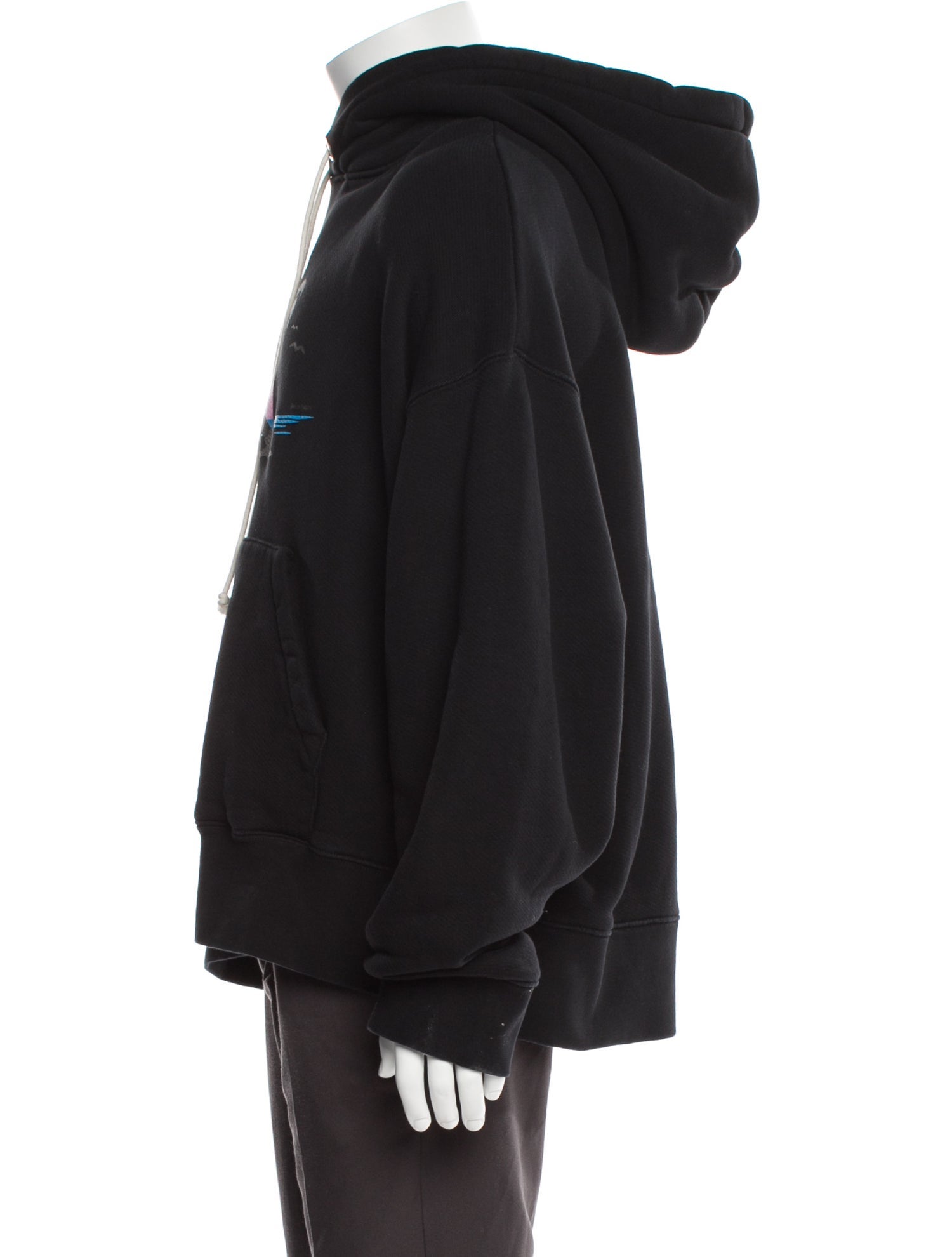 Palm Angels Graphic Print Crew Neck Hoodie