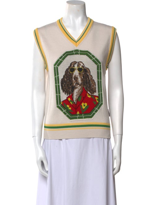 Palm Angels Wool Printed Sweater