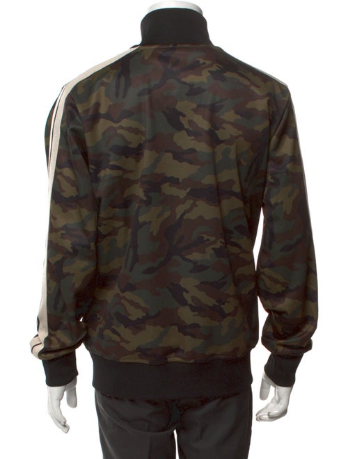 Palm Angels Camouflage Print Mock Neck Sweatshirt
