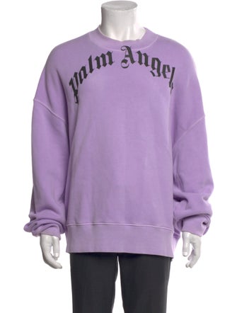 Palm Angels Graphic Print Crew Neck Pullover