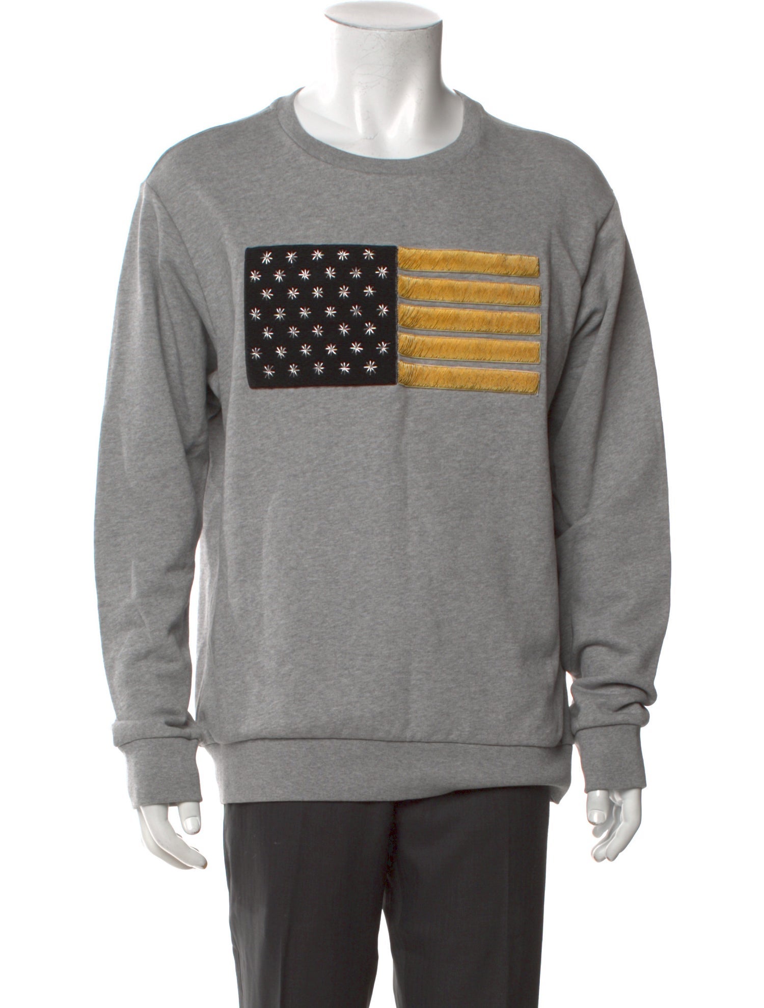 Palm Angels Graphic Print Crew Neck Sweatshirt