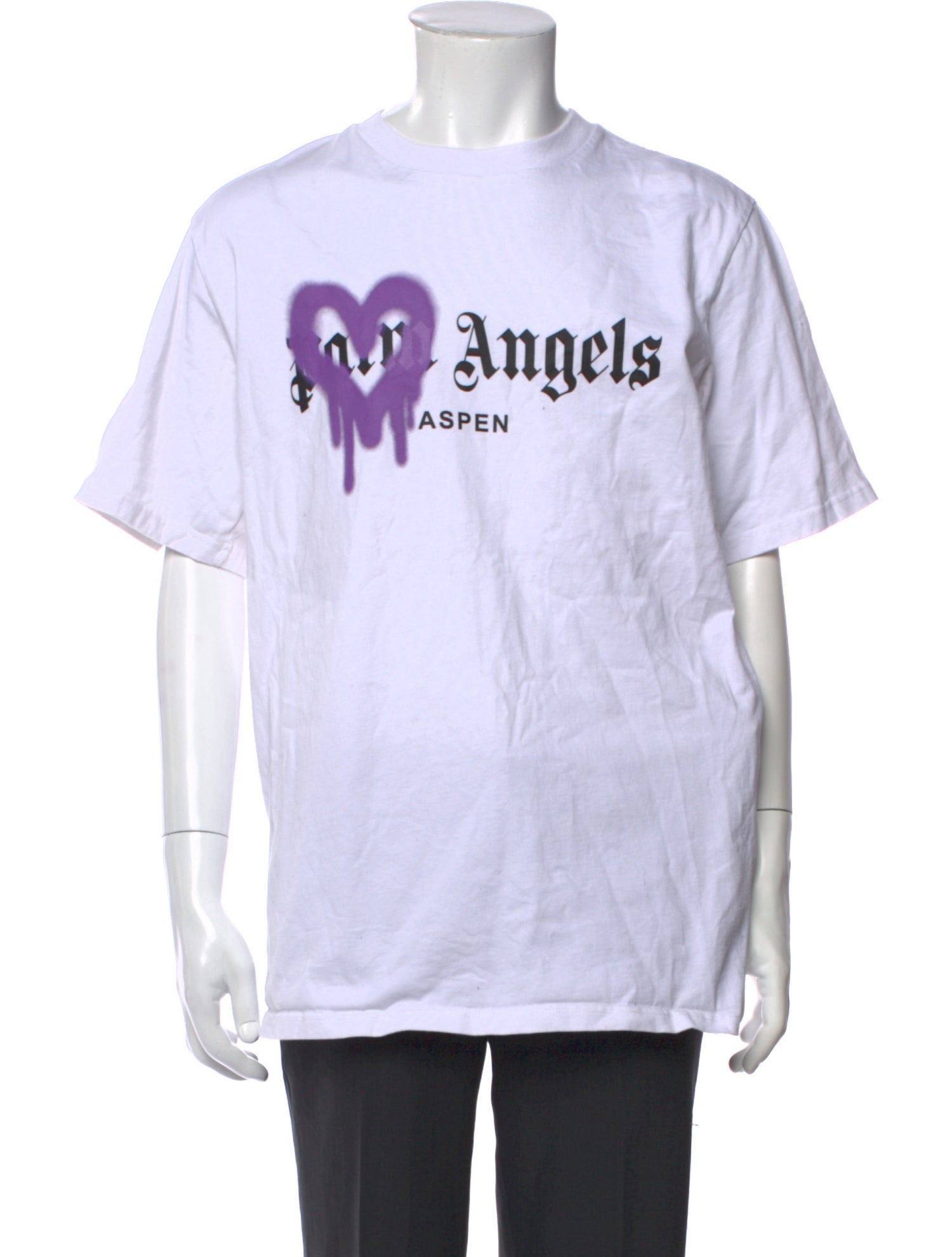 Palm Angels Graphic Print Crew Neck T-Shirt