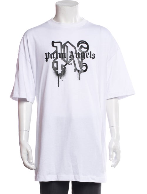 Palm Angels Graphic Print Crew Neck T-Shirt