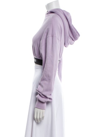 Palm Angels Graphic Print Crew Neck Hoodie