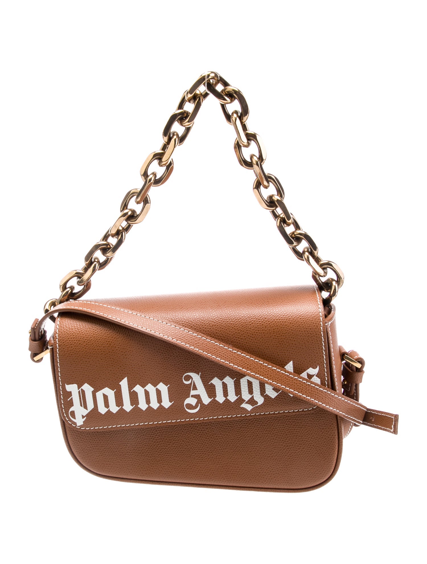 Palm Angels Leather Evening Bag