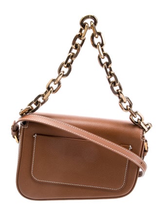Palm Angels Leather Evening Bag