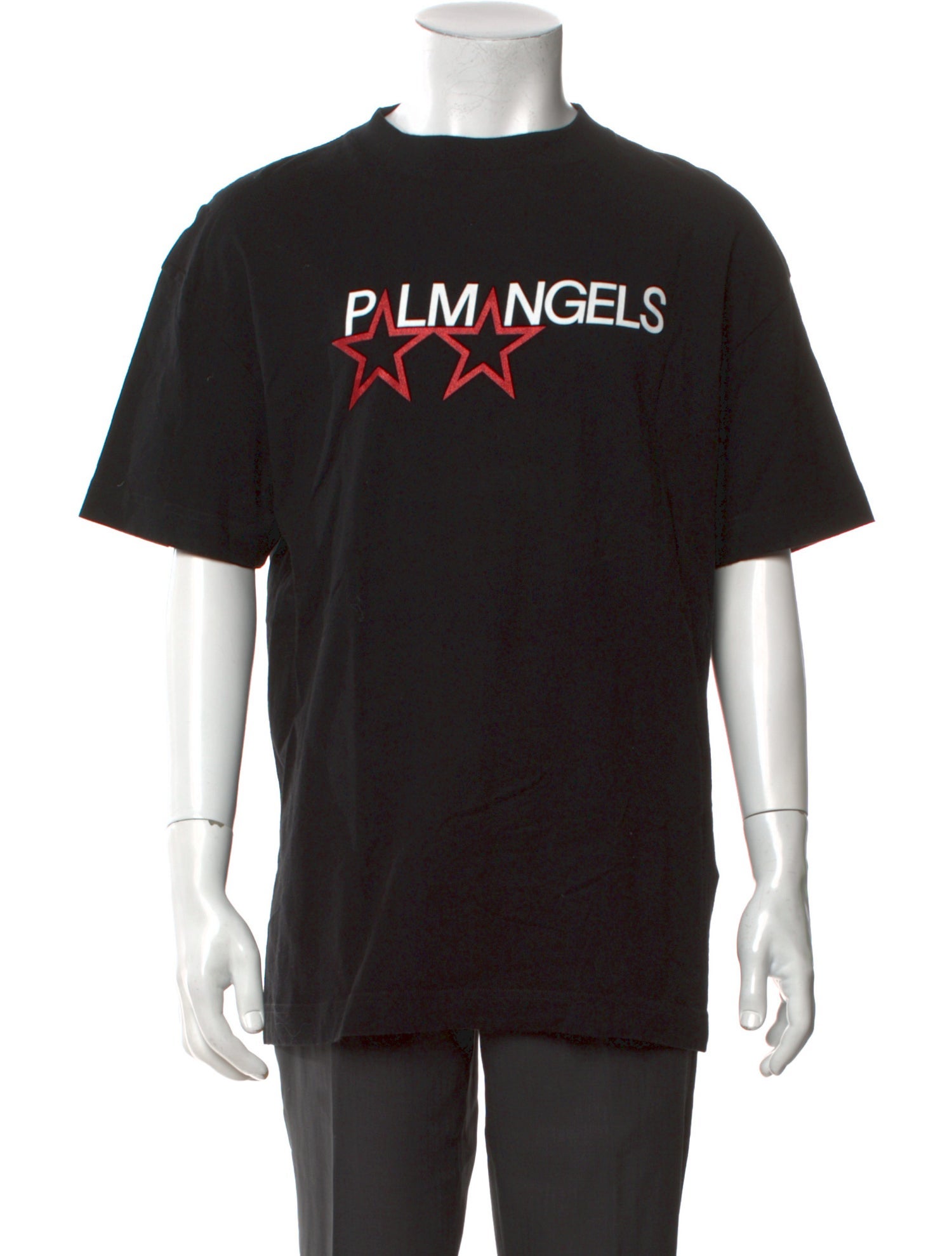 Palm Angels Graphic Print Crew Neck T-Shirt