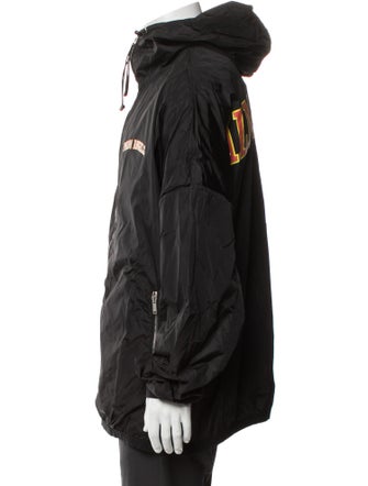 Palm Angels Graphic Print Windbreaker