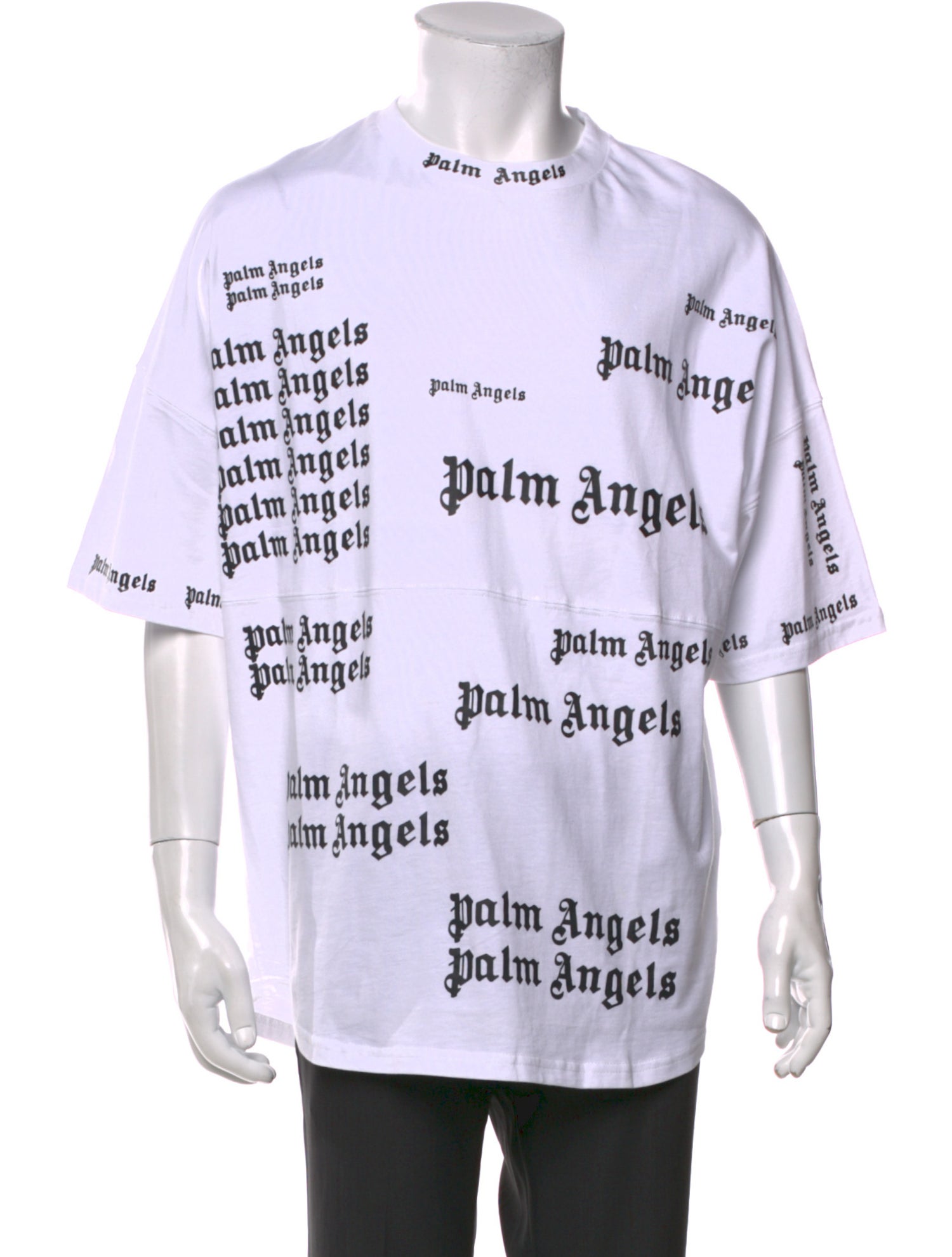 Palm Angels Graphic Print Crew Neck T-Shirt