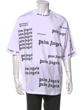 Palm Angels Graphic Print Crew Neck T-Shirt