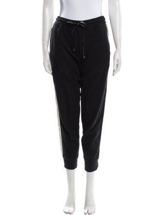 Palm Angels Embroidered Accent Sweatpants