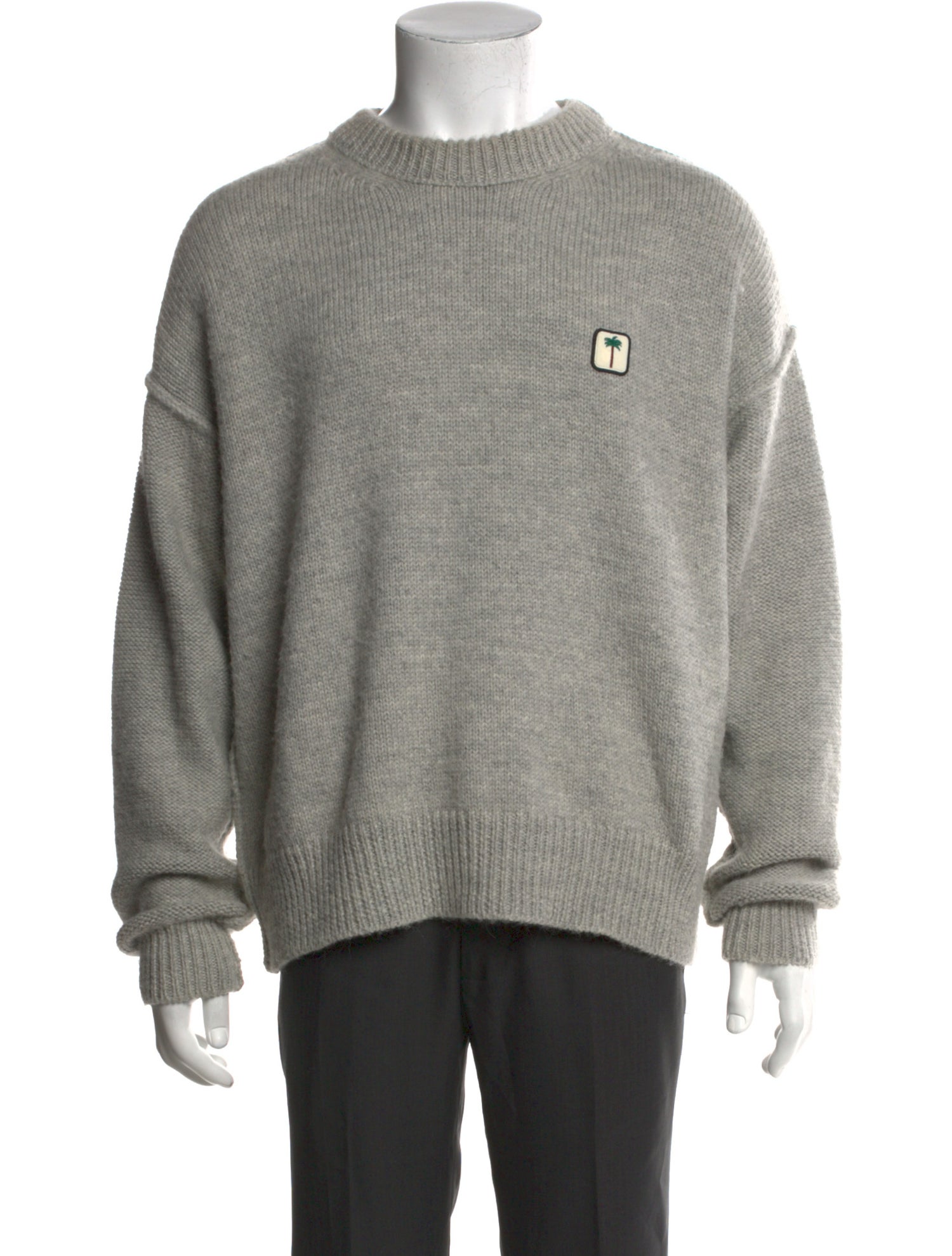 Palm Angels Mohair Crew Neck Sweatshirt