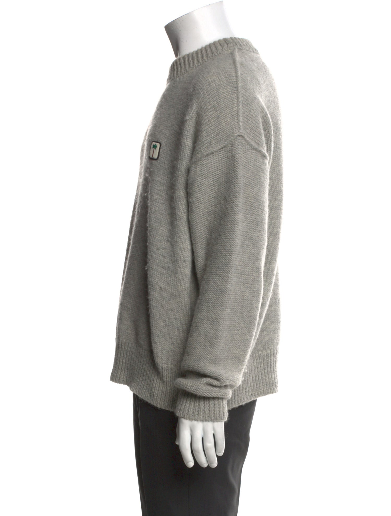 Palm Angels Mohair Crew Neck Sweatshirt