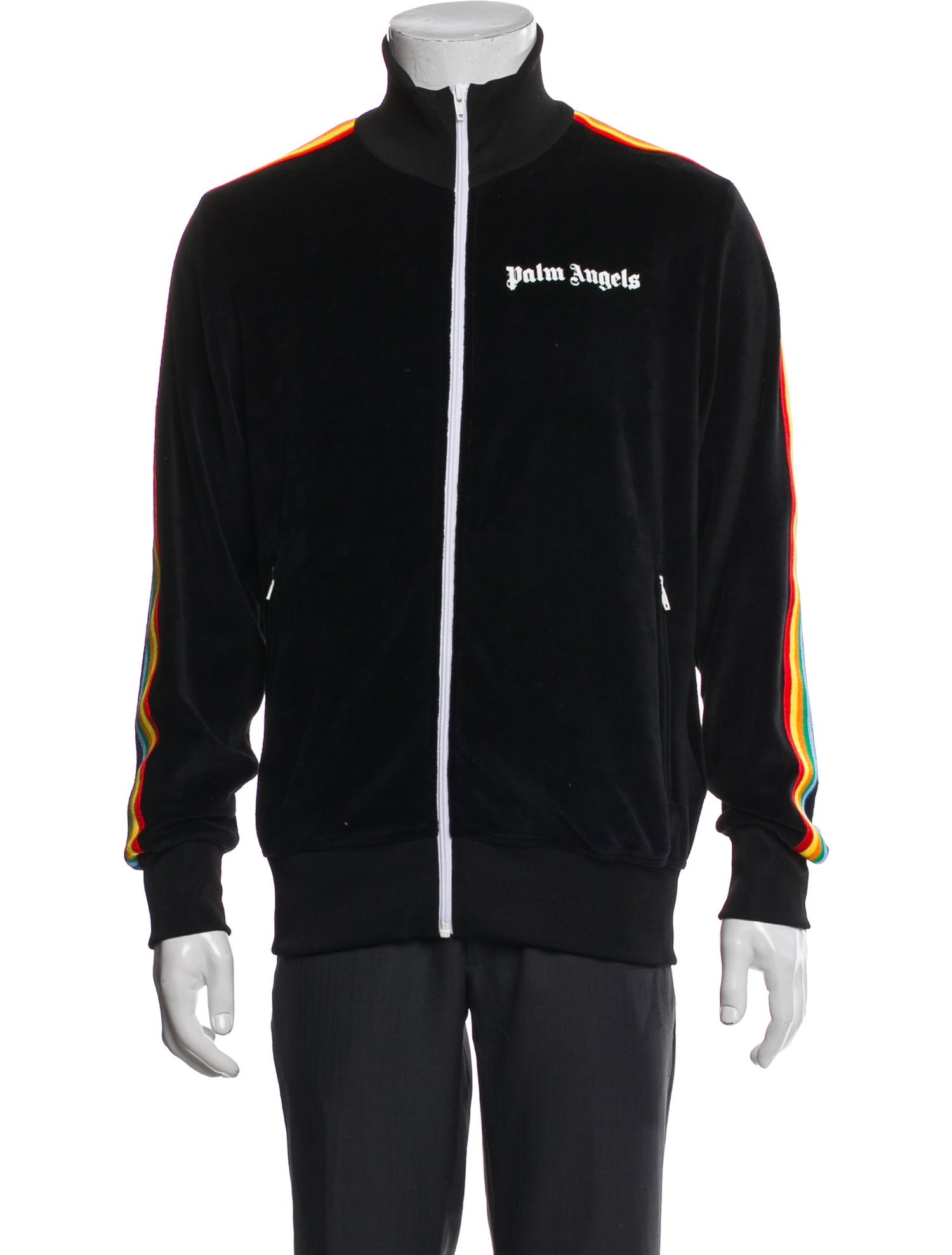 Palm Angels Graphic Print Mock Neck Sweatshirt w/ Tags