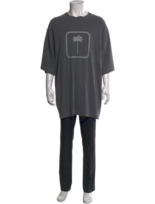 Palm Angels Graphic Print Crew Neck T-Shirt