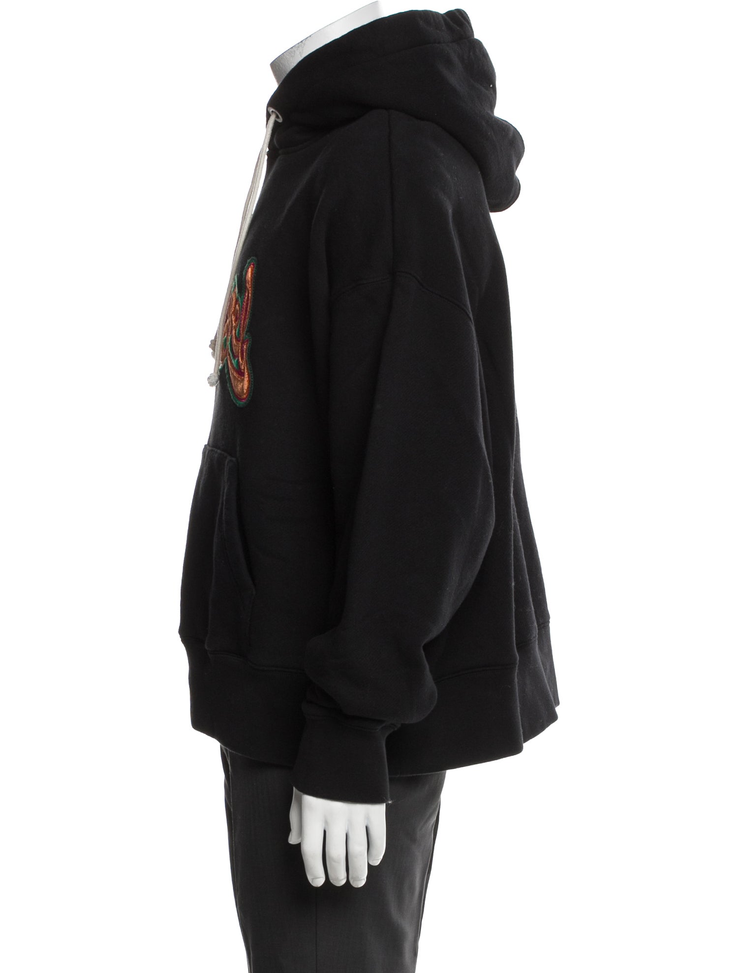 Palm Angels Graphic Print Crew Neck Hoodie