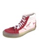 Palm Angels Suede Graphic Print Sneakers