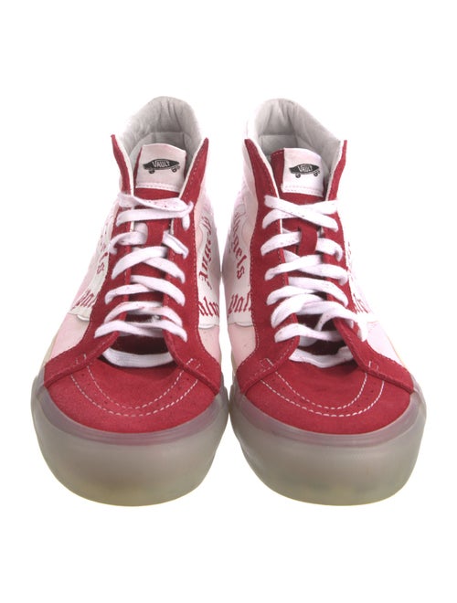 Palm Angels Suede Graphic Print Sneakers