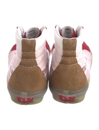 Palm Angels Suede Graphic Print Sneakers