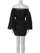 Palm Angels Off-The-Shoulder Mini Dress