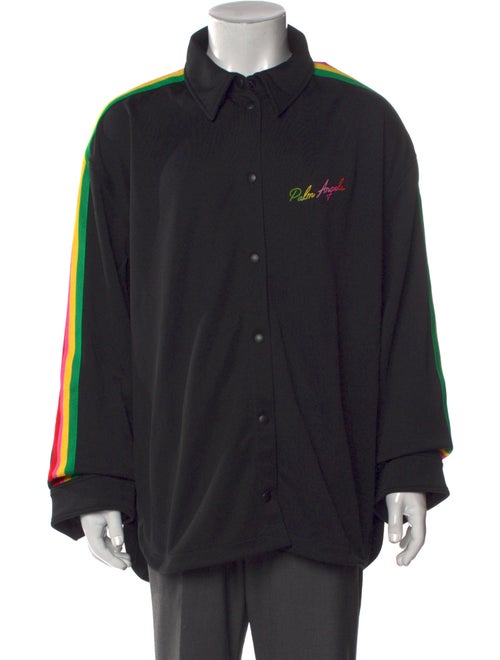 Palm Angels Striped Long Sleeve Shirt