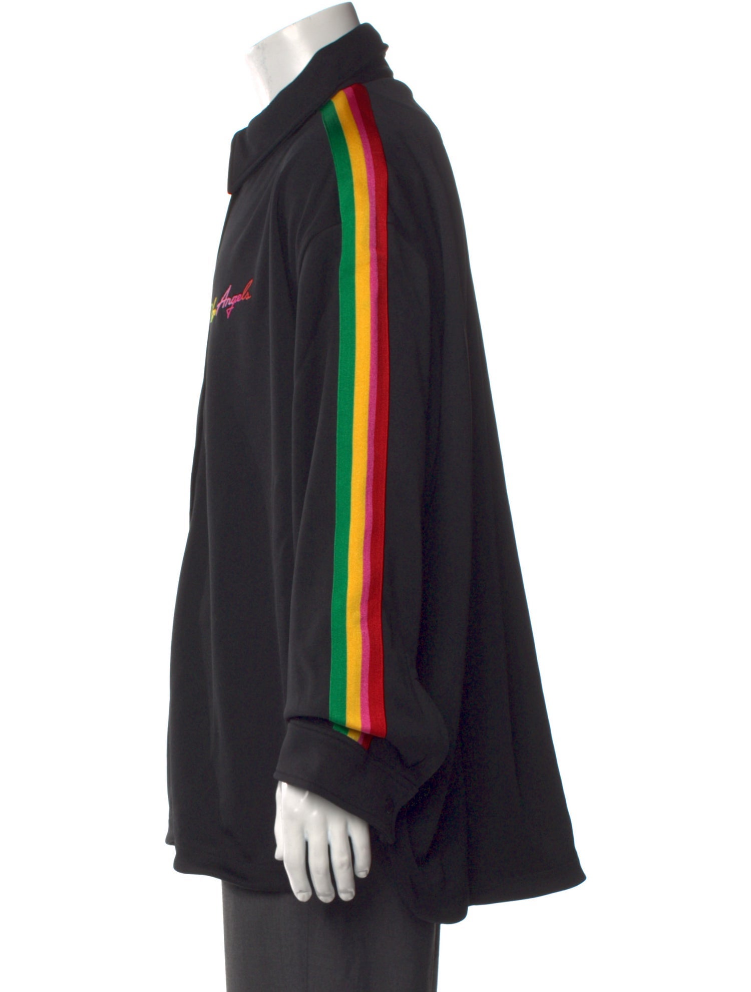 Palm Angels Striped Long Sleeve Shirt